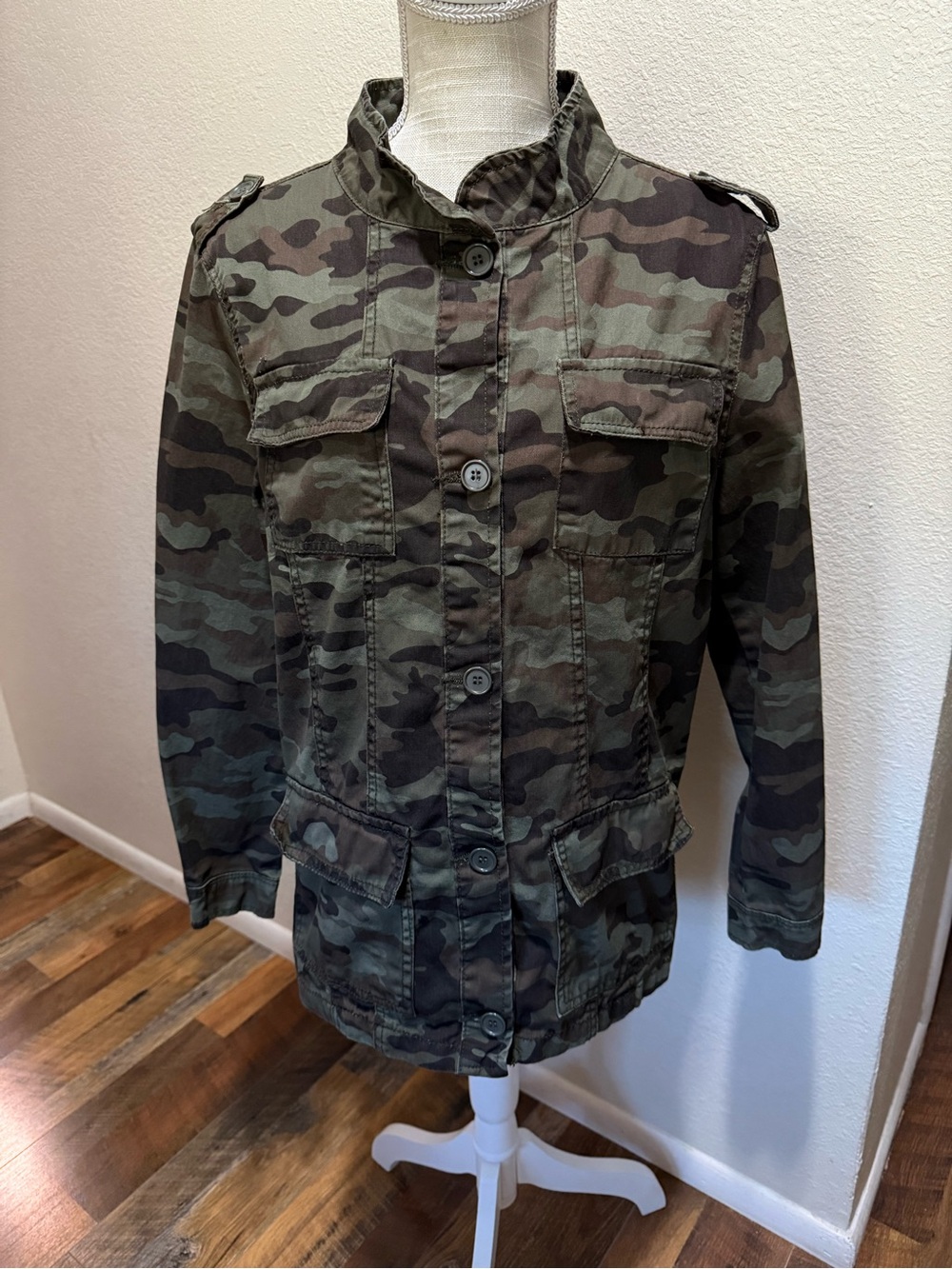 Cavalini - Camo Utility Field Jacket - Size Medium